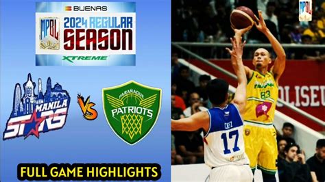 mpbl live today 2024|2024 MPBL REGULAR SEASON .